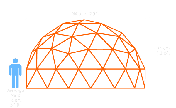 23-ft v3 5/9 Dome (Thick Pipe)